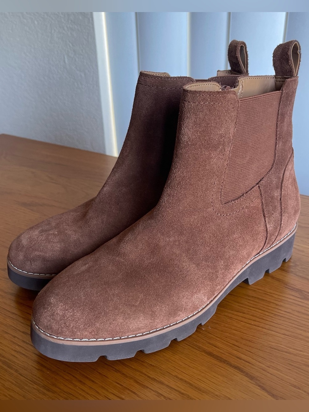 Vionic Brighton Suede Bootie Brown Size 7.5